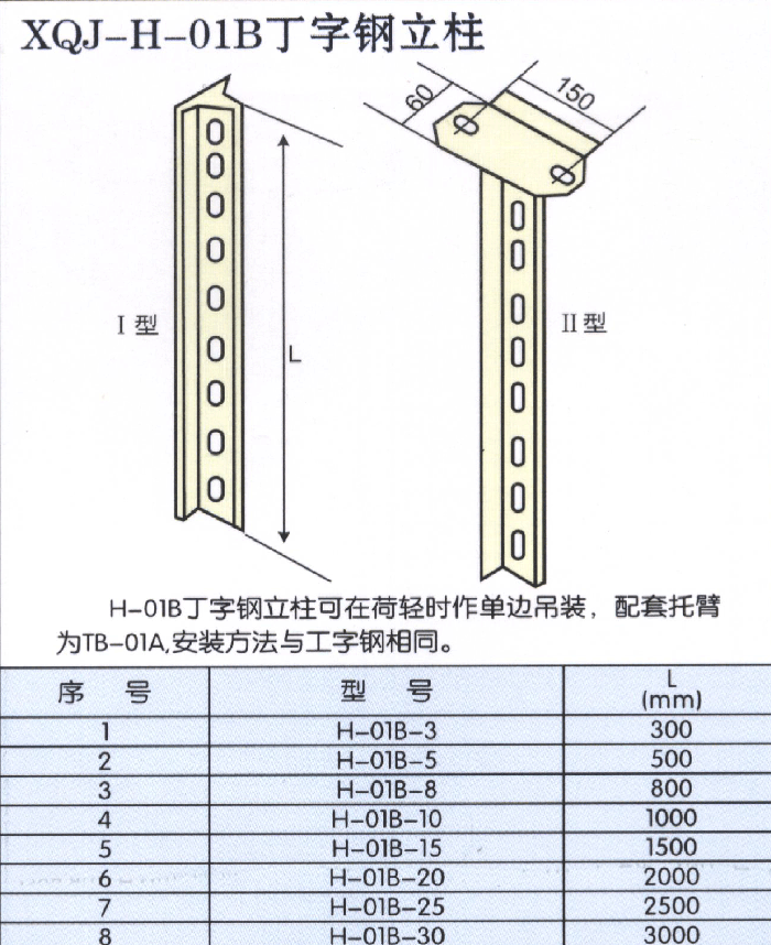 XQJ-H-01B工字钢立柱.gif